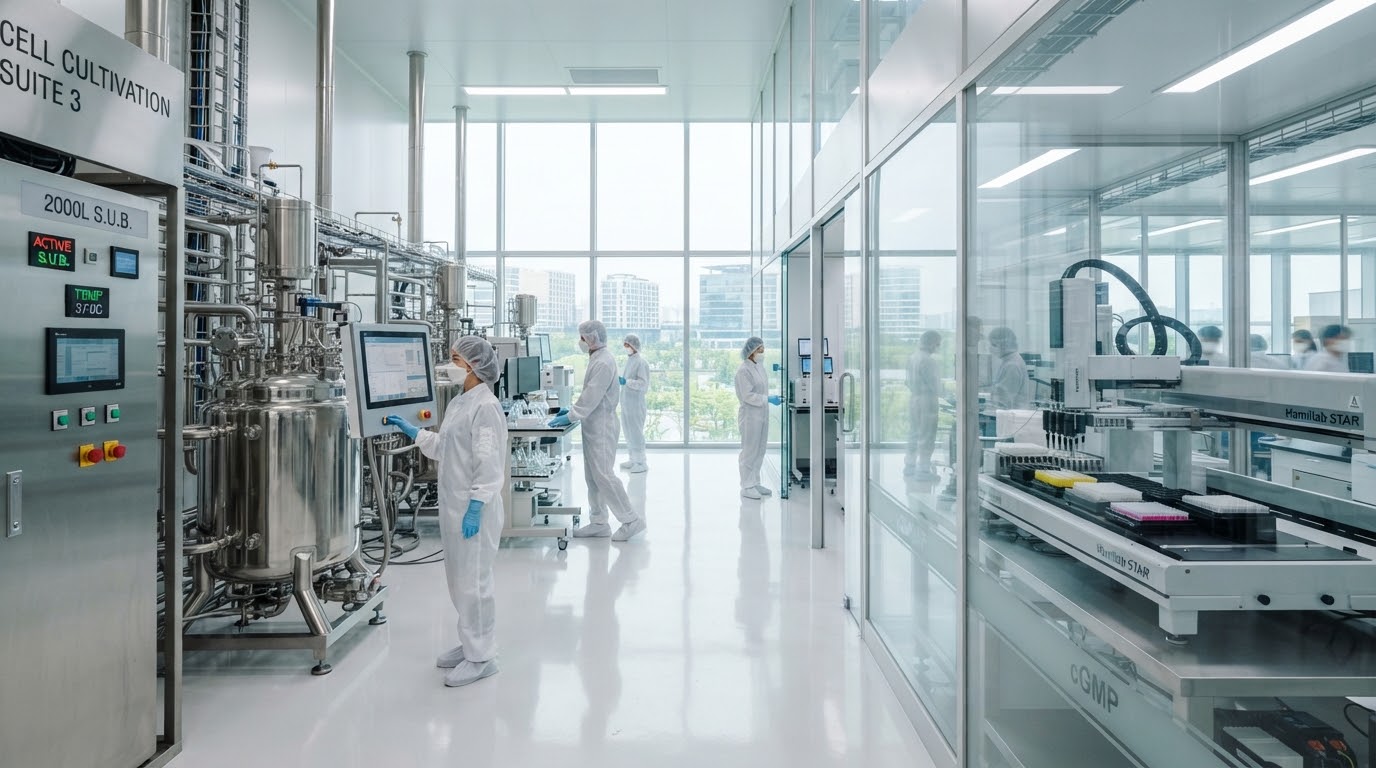 Songdo cGMP Cleanroom Suite 03 Cell Cultivation Suite